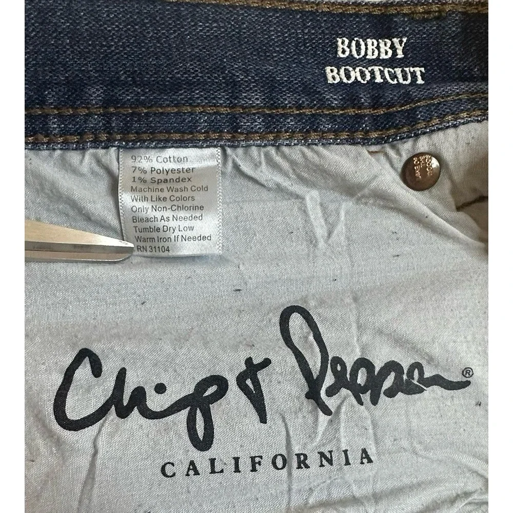 CHIP‎ & PEPPER BOBBY BOOTCUT Men's Jeans 38x32 Blue Denim